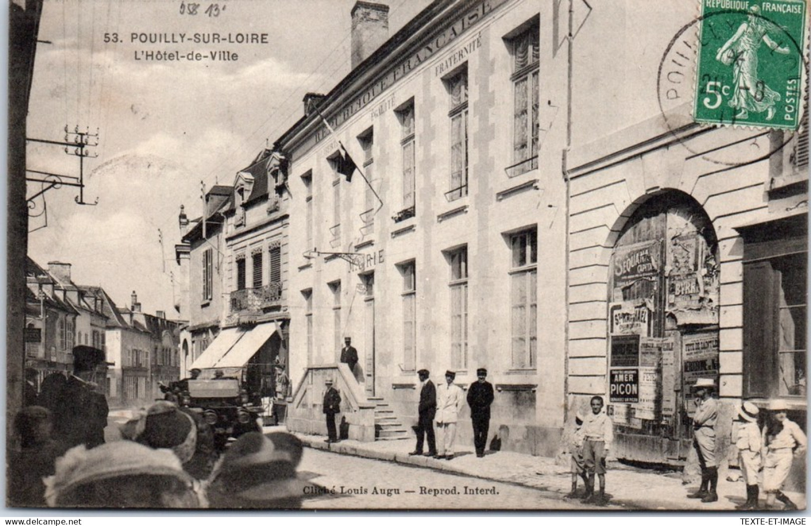 58 POUILLY SUR LOIRE - L'hotel De Ville. - Pouilly Sur Loire