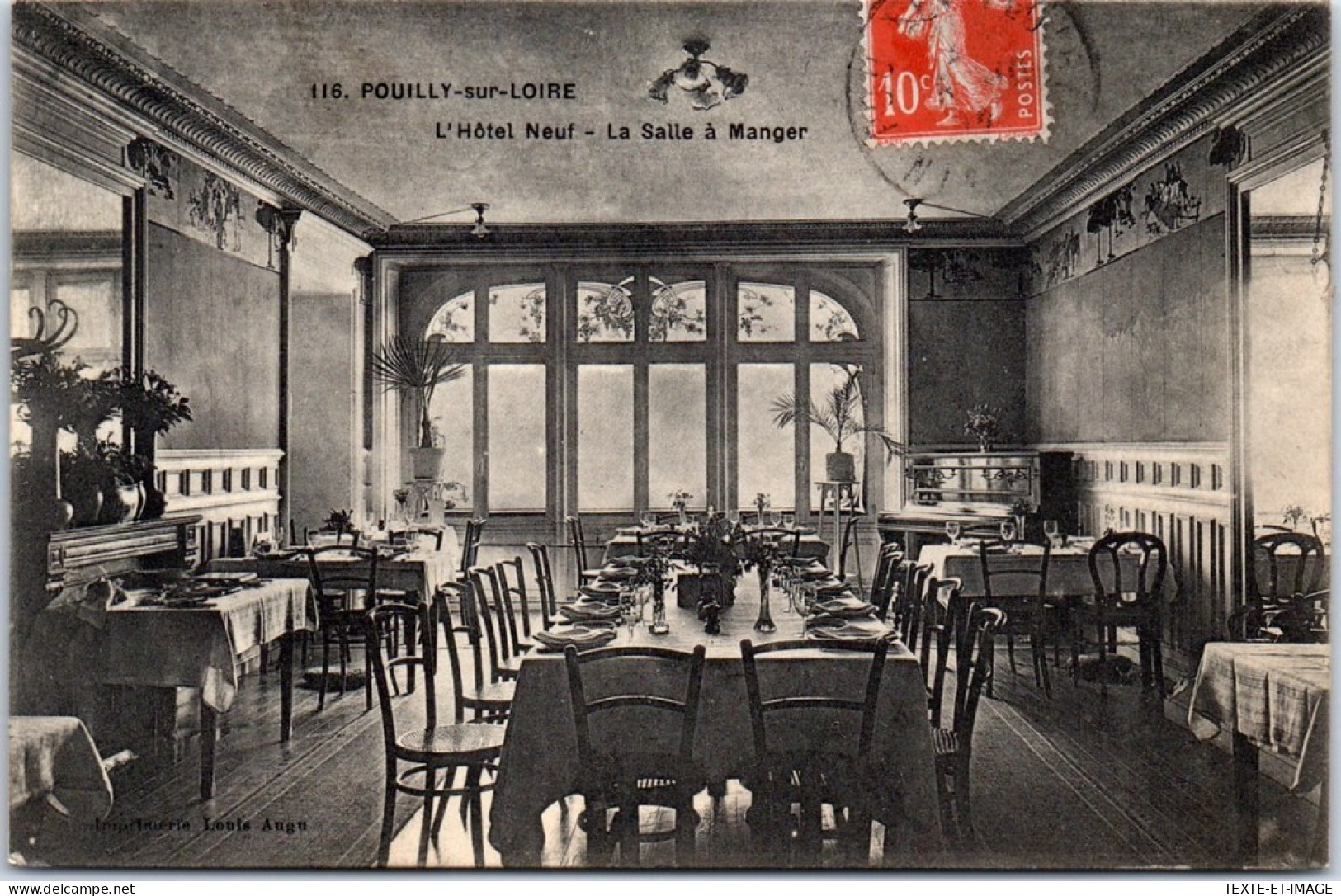 58 POUILLY SUR LOIRE - L'hotel Neuf, Salle A Manger  - Pouilly Sur Loire