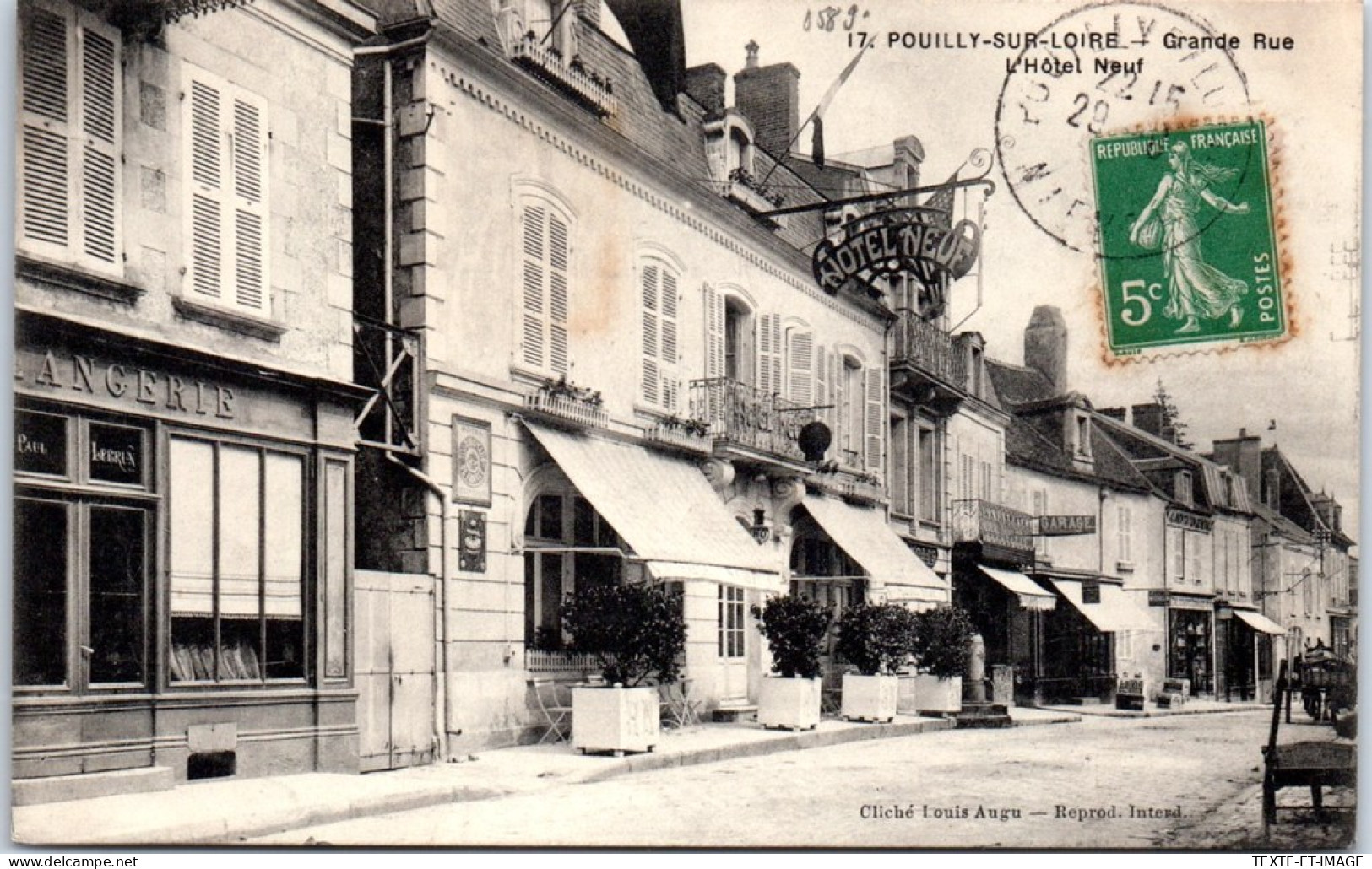58 POUILLY SUR LOIRE - Grande Rue, L'hotel Neuf  - Pouilly Sur Loire