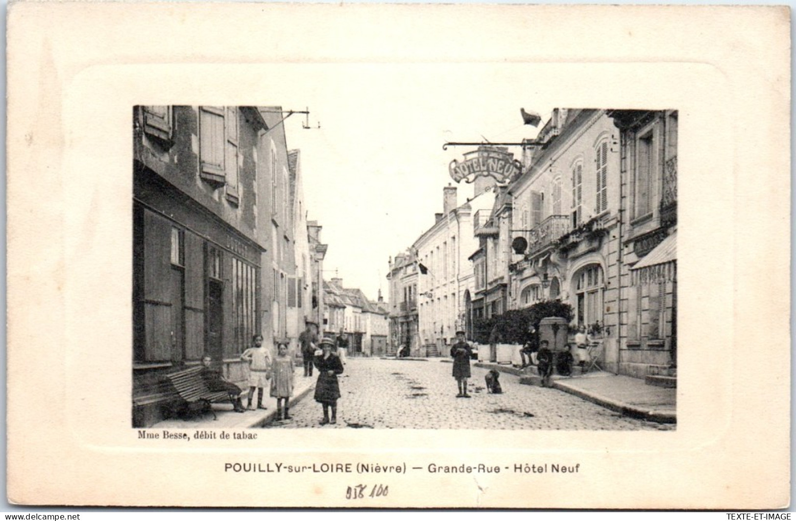 58 POUILLY SUR LOIRE - Grande Rue Et Hotel Neuf. - Pouilly Sur Loire