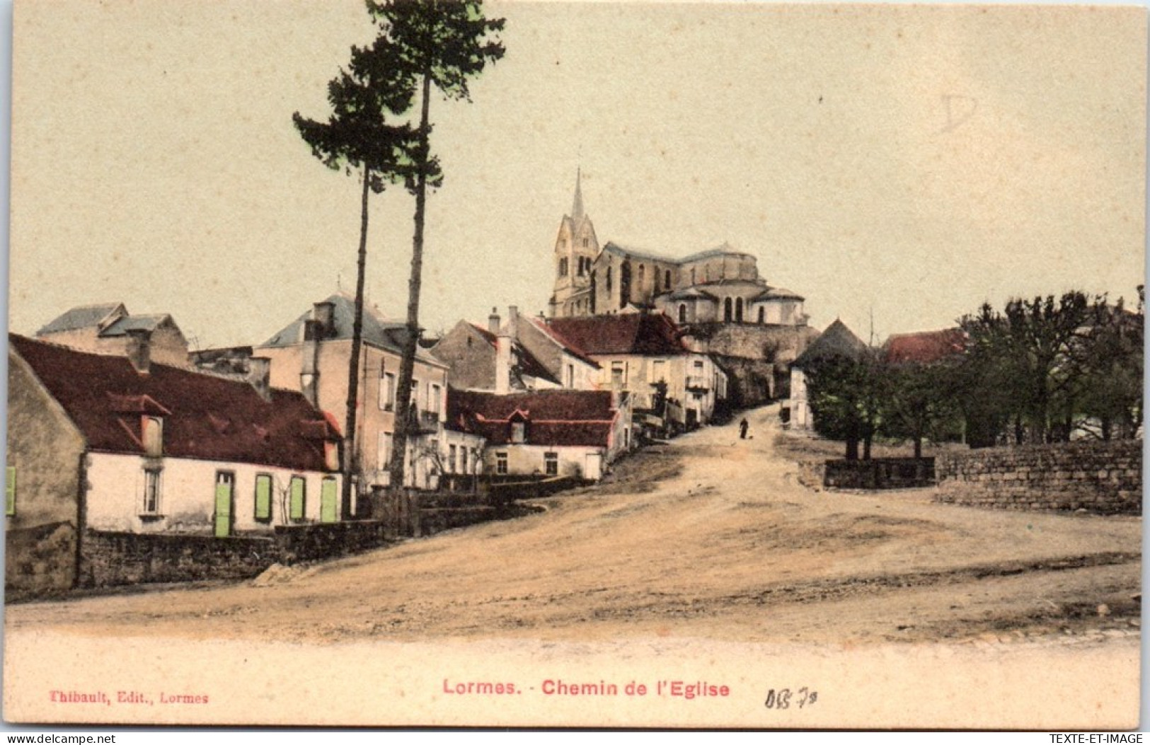 58 LORMES - Vue Du Chemin De L'eglise. - Lormes