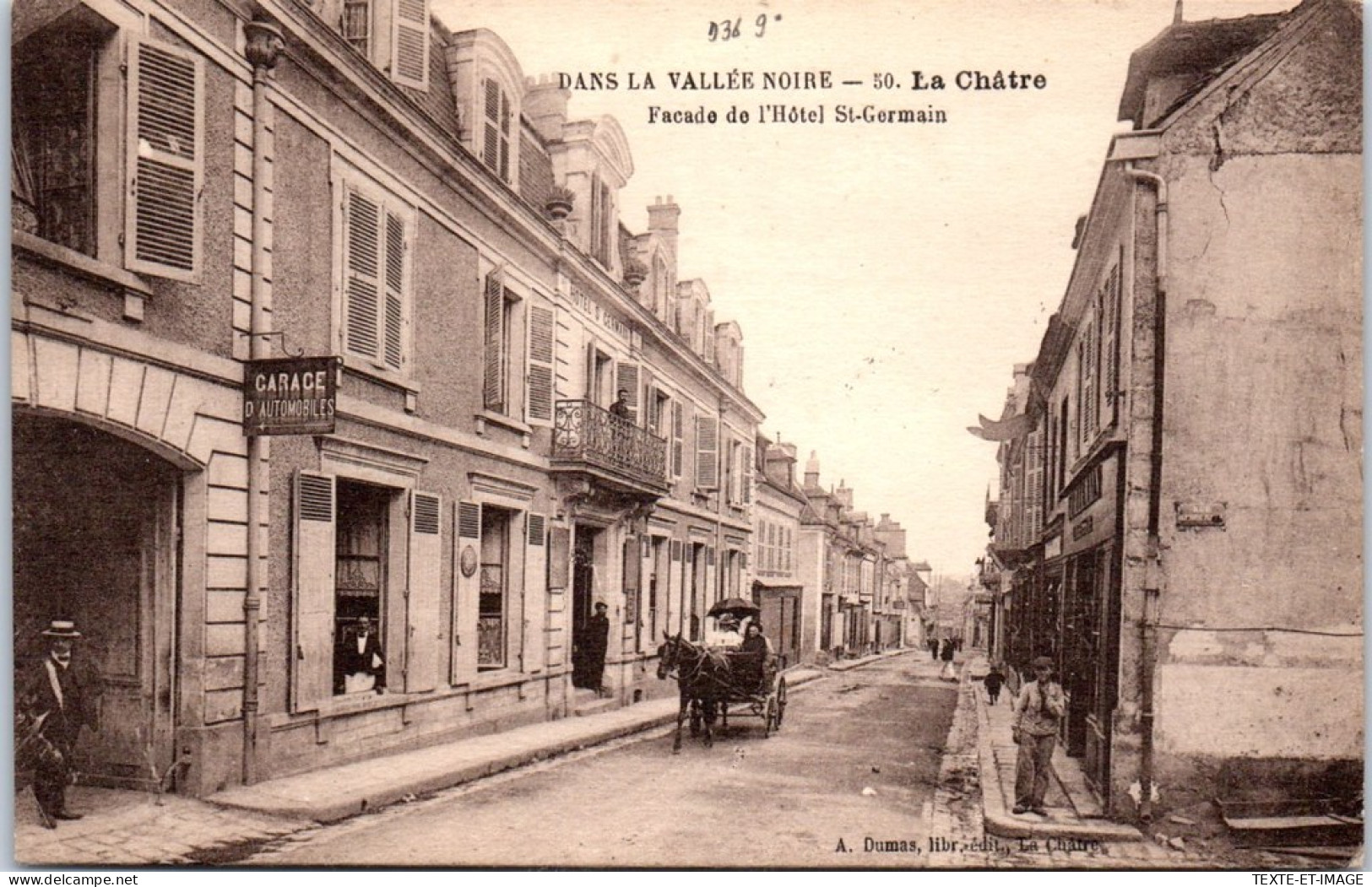 36 LA CHATRE - Facade De L'hotel Saint Germain  - La Chatre