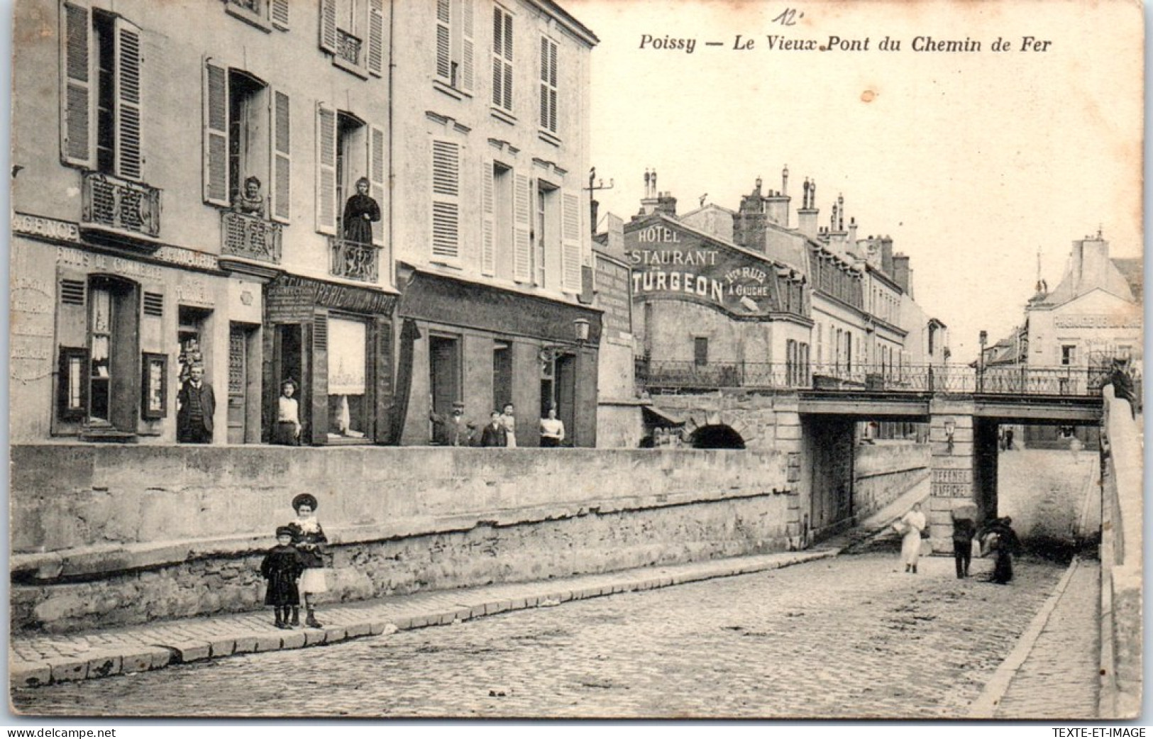 78 POISSY - Le Vieux Pont Du Chemin De Fer. - Poissy