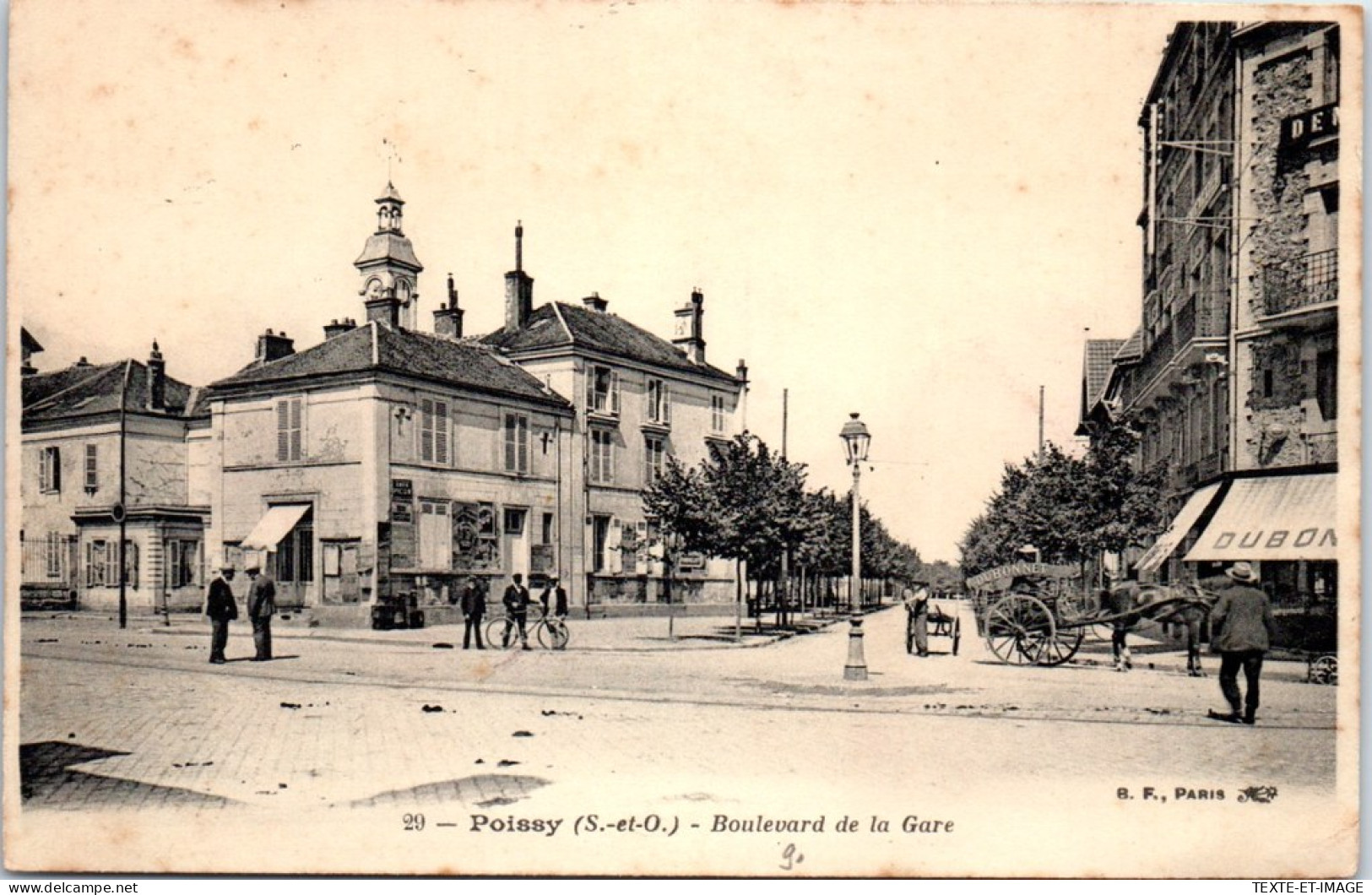 78 POISSY - Le Boulevard De La Gare. - Poissy