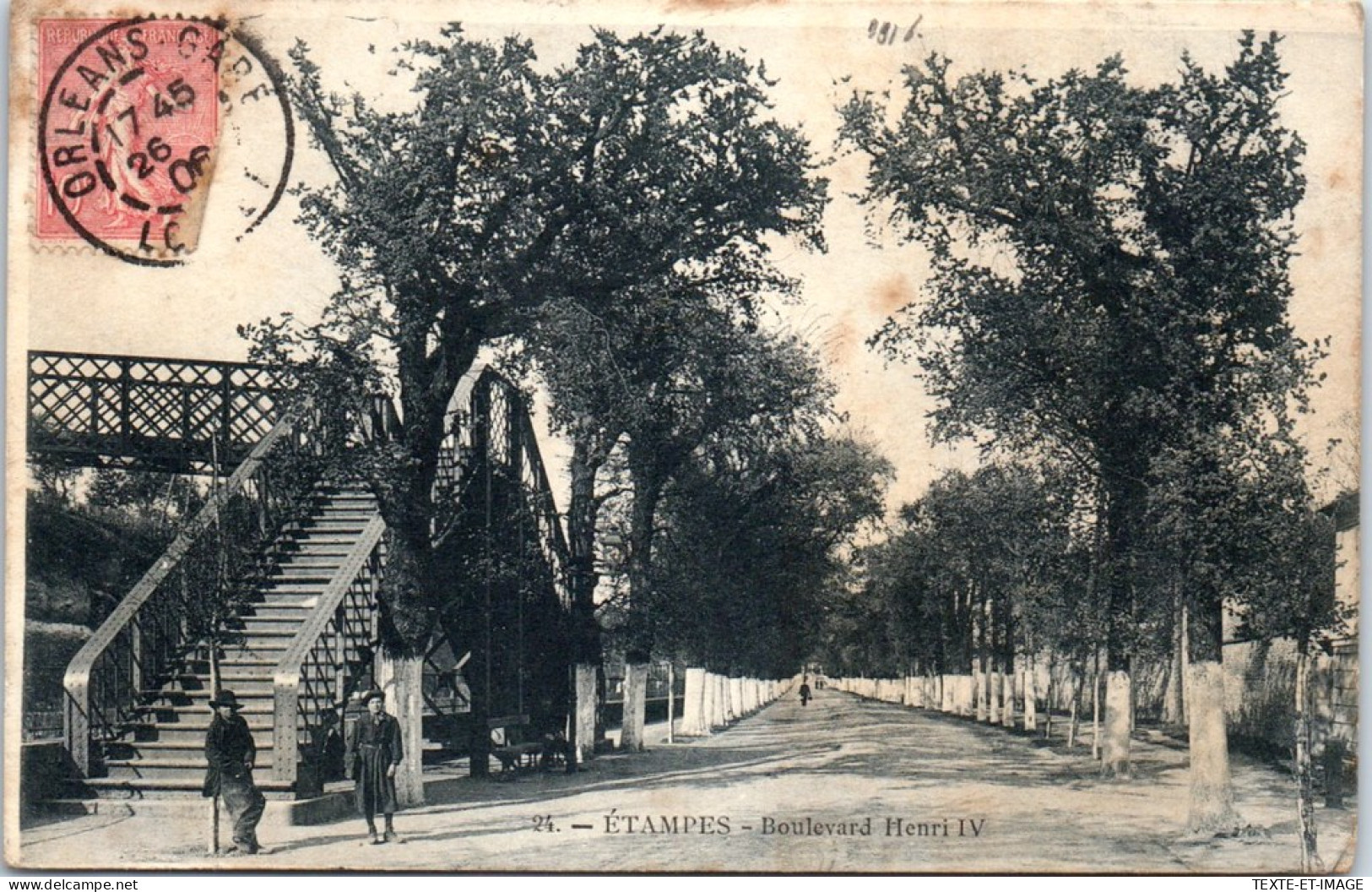 91 ETAMPES - Le Boulevard Henri IV - Etampes
