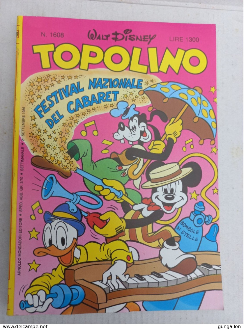 Topolino (Mondadori 1986) N. 1608 - Disney
