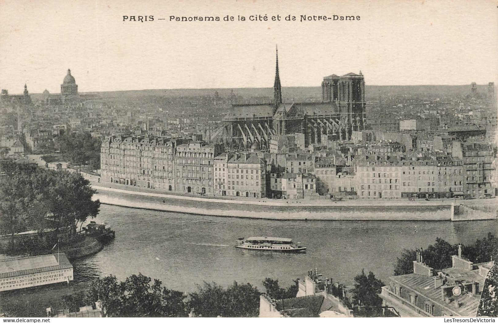 FRANCE - Paris - Panorama De La Cité Et De Notre Dame - Carte Postale Ancienne - Multi-vues, Vues Panoramiques