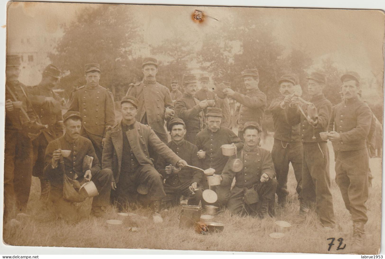 La Courtine- Militaires  Carte Photo - (G.2611) - La Courtine