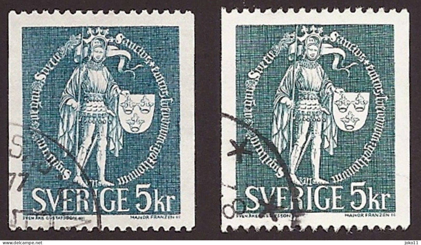 Schweden, 1970, Michel-Nr. 671 X+y, Gestempelt - Gebraucht