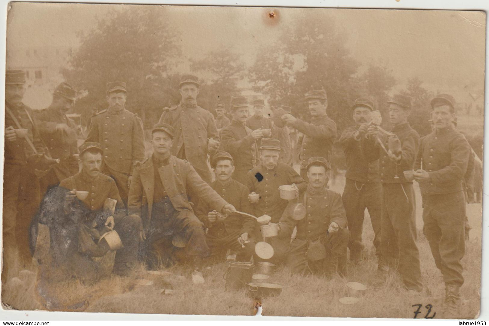 La Courtine- Militaires  Carte Photo - (G.2612) - La Courtine