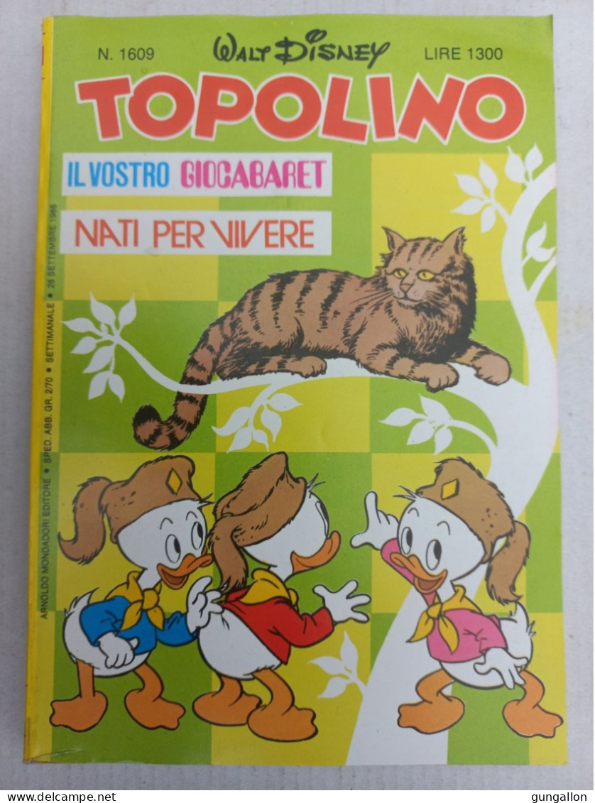 Topolino (Mondadori 1986) N. 1609 - Disney