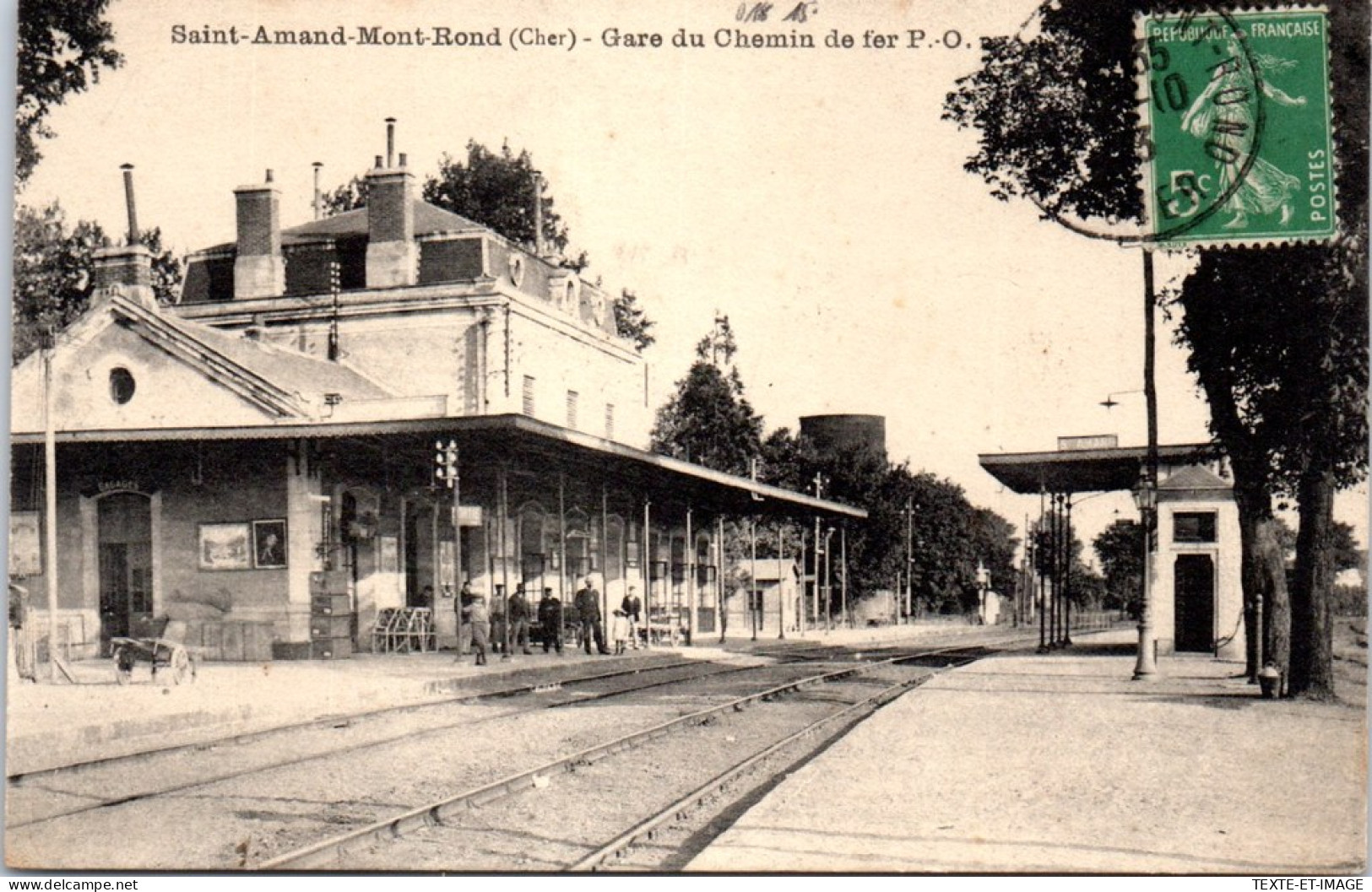 18 SAINT AMAND MONTROND - Gare Du Chemin De Fer P.O - Saint-Amand-Montrond