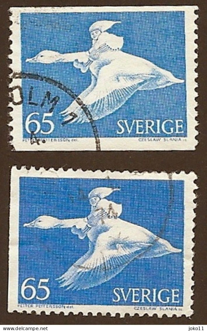 Schweden, 1971, Michel-Nr. 733 A+Dl, Gestempelt - Gebruikt