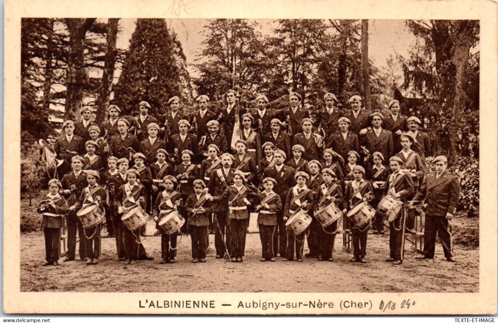 18 AUGIGNY - La Fanfare L'ALBINIENNE  - Aubigny Sur Nere
