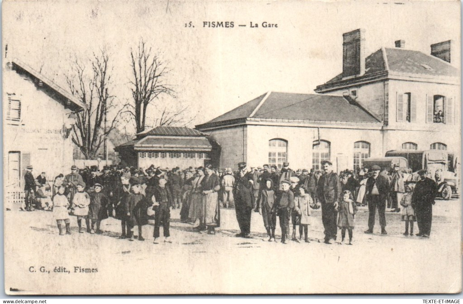 51 FISMES - Vue Sur La Gare. - Fismes
