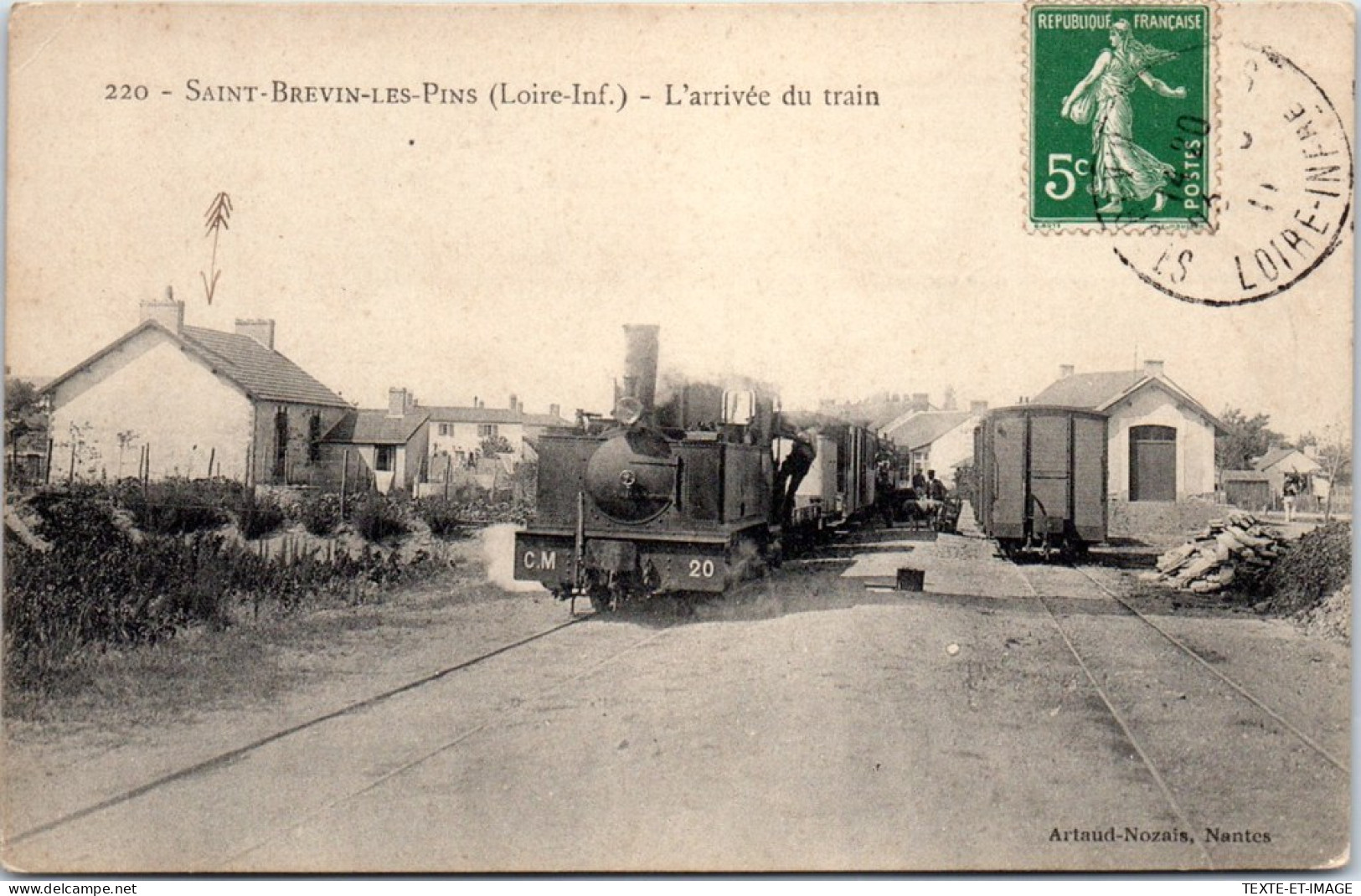 44 SAINT BREVIN LES PINS - L'arrivee Du Train. - Saint-Brevin-l'Océan