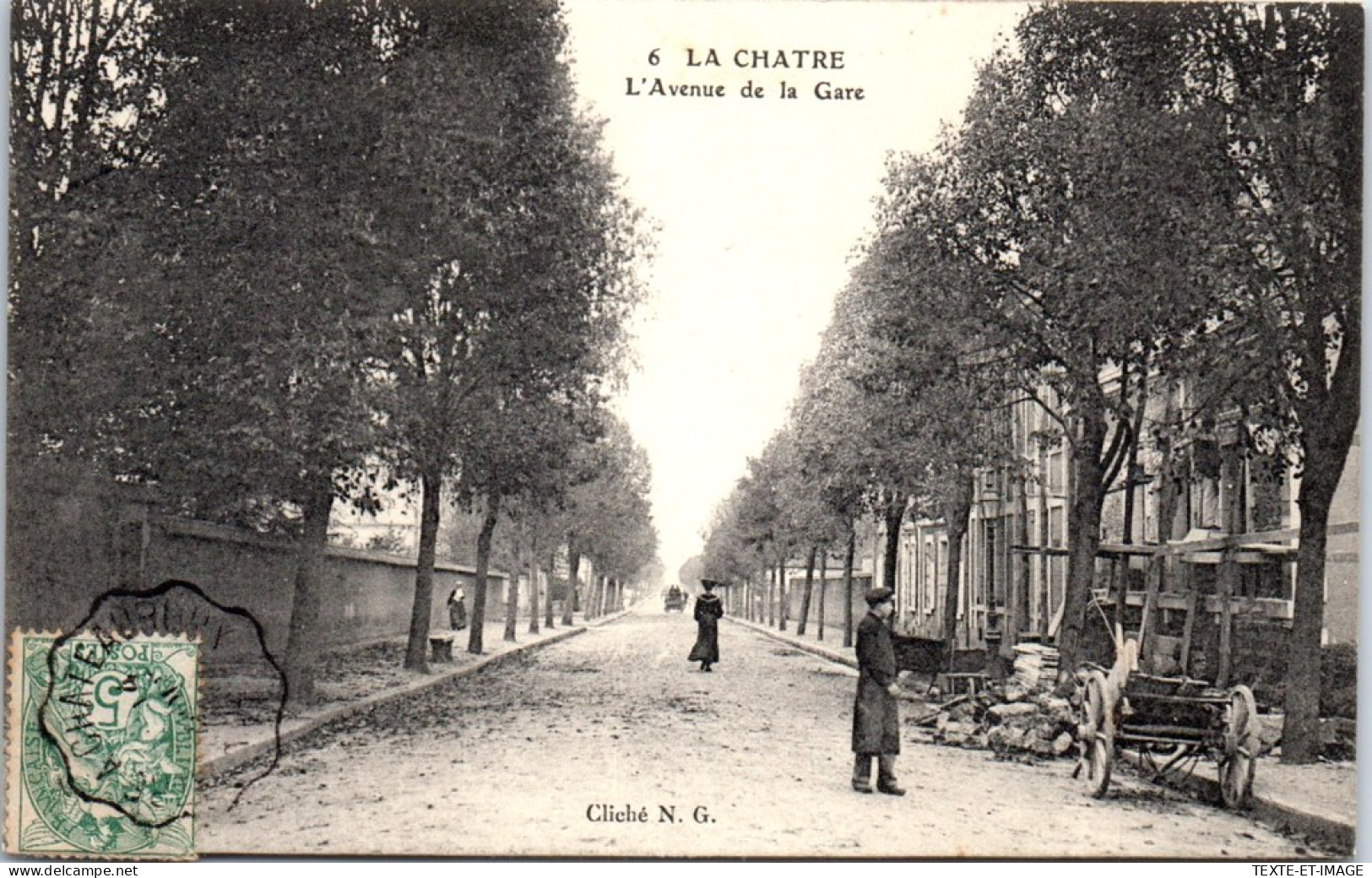 36 LA CHATRE - L'avenue De La Gare. - La Chatre