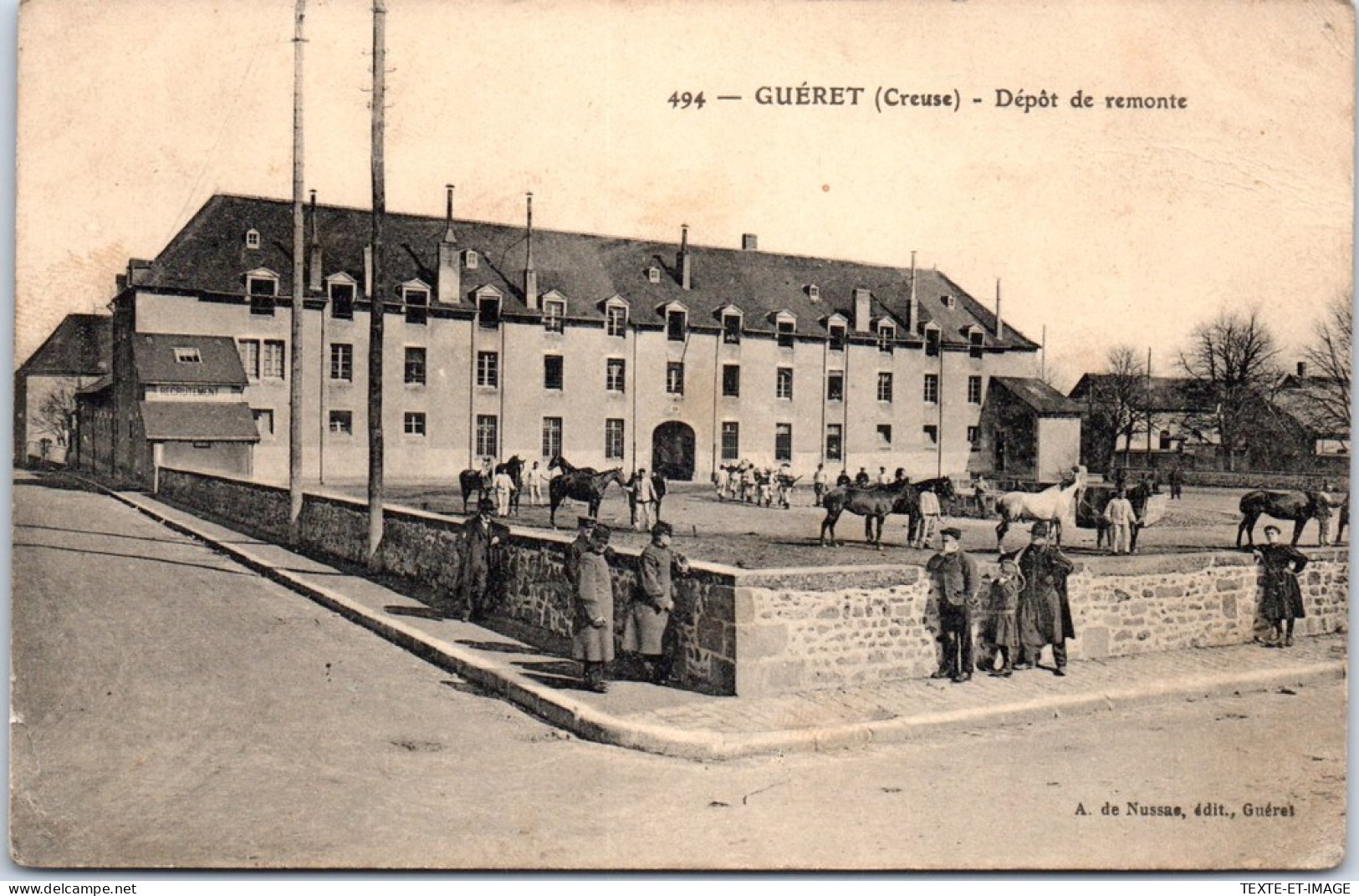 23 GUERET - Depôt De Remonte  - Guéret