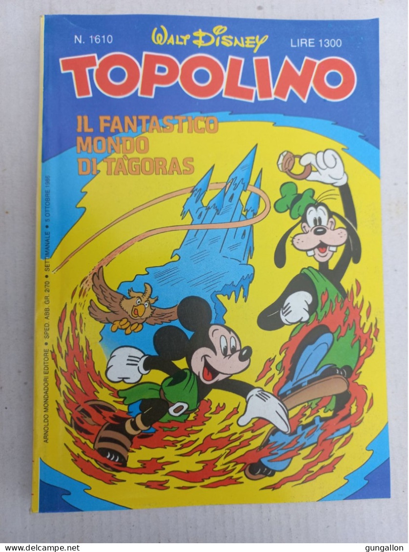 Topolino (Mondadori 1986) N. 1610 - Disney