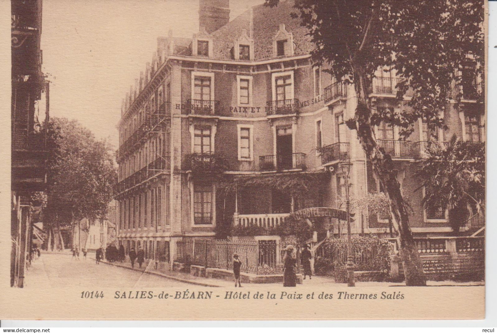 PYRENEES ATLANTIQUES  - 10144 - SALIES De BEARN - Hôtel De La Paix Et Des Thermes Salés - Salies De Bearn