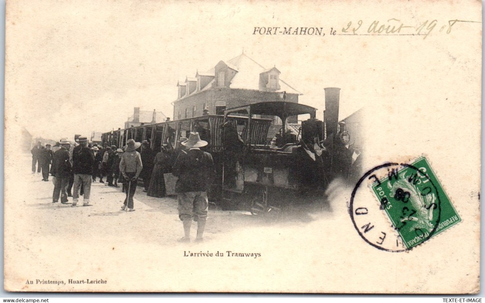 80 FORT MAHON - L'arrivee Du Tramway. - Fort Mahon