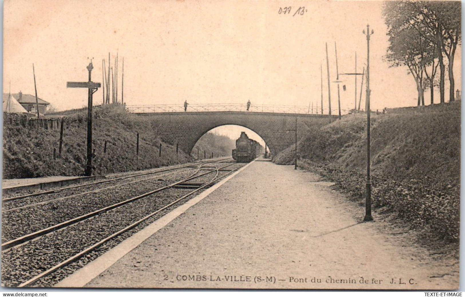 77 COMBS LA VILLE - Le Pont Du Chemin De Fer  - Combs La Ville