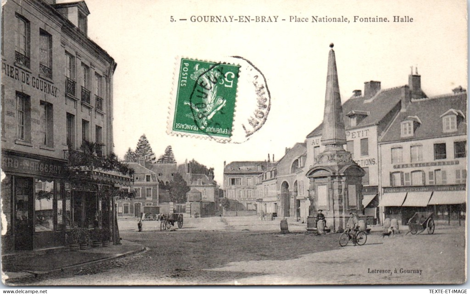 76 GOURNAY EN BRAY - La Place Nationale - Gournay-en-Bray