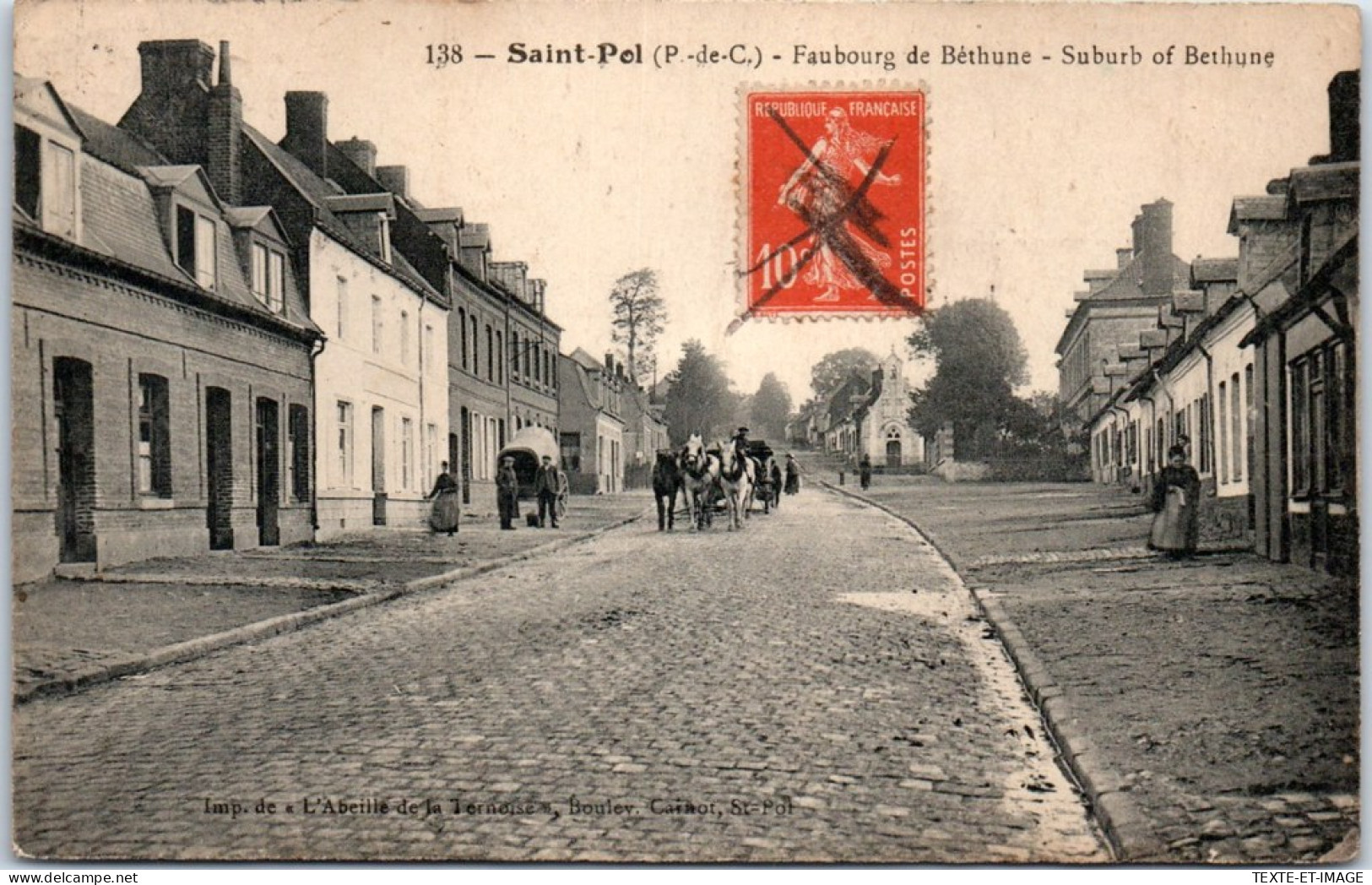 62 SAINT POL - Faubourg De Bethune  - Saint Pol Sur Ternoise