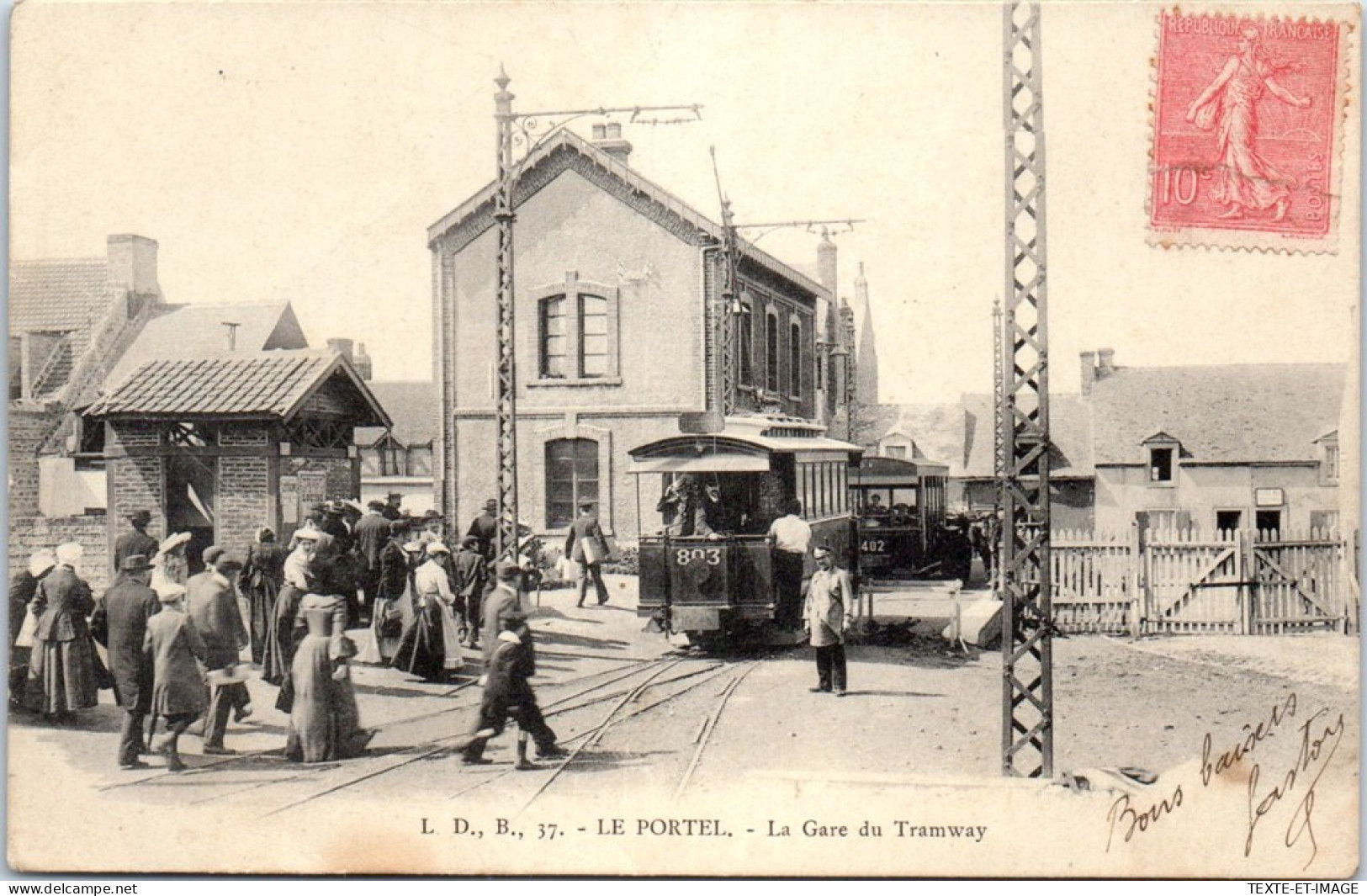 62 LE PORTEL - La Gare Du Tramway  - Le Portel