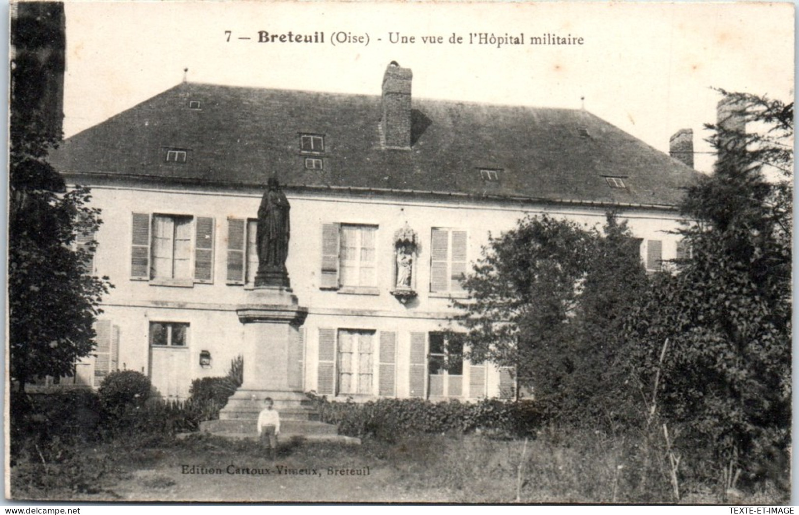60 BRETEUIL - Une Vue De L'hopital Militaire. - Breteuil