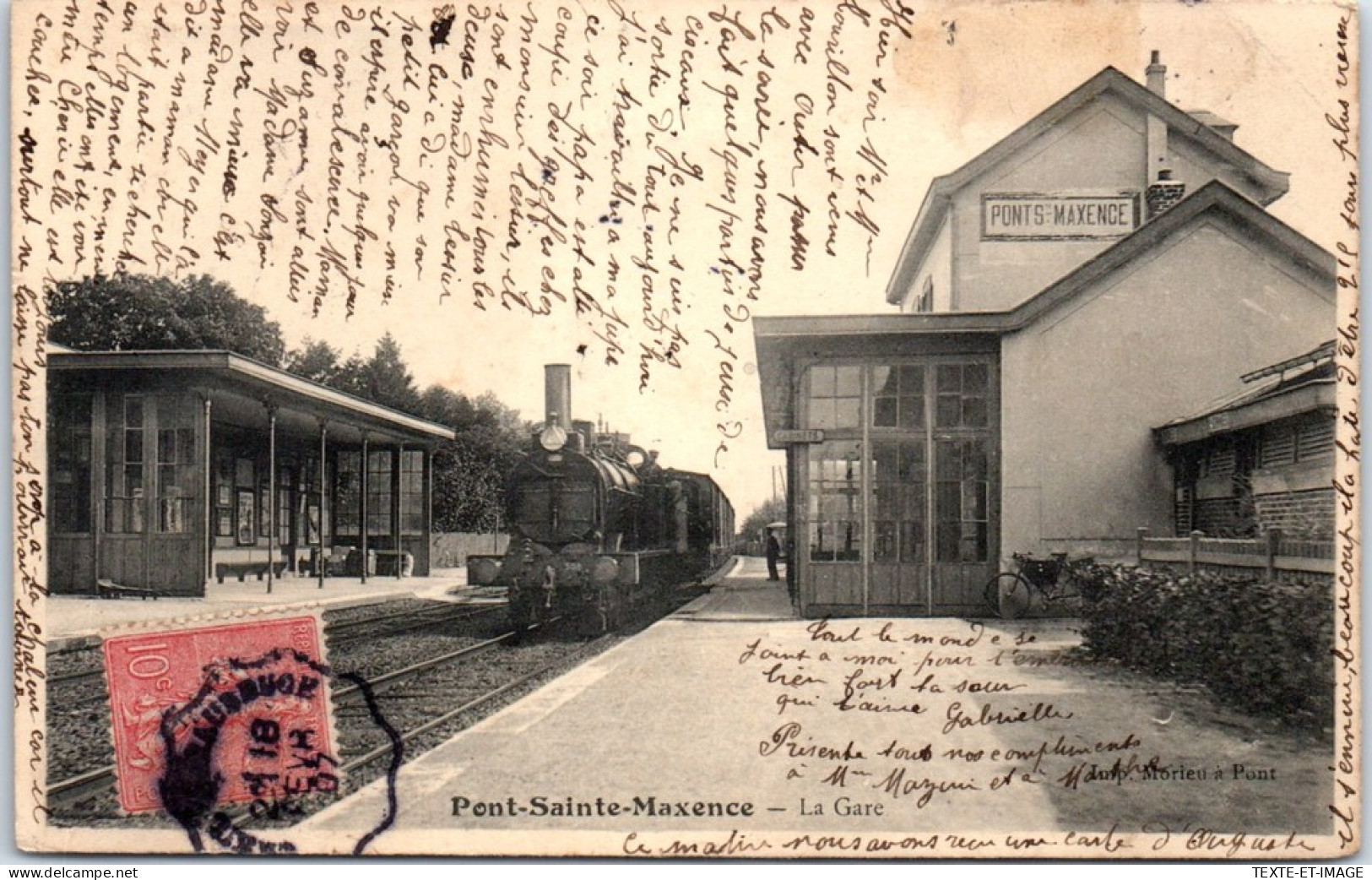 60 PONT SAINTE MAXENCE - La Gare (train) - Pont Sainte Maxence