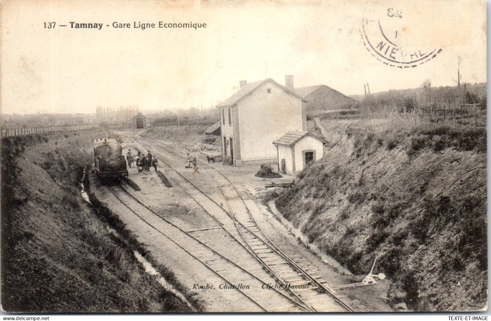 58 TANNAY - La Gare Ligne Economique  - Tannay
