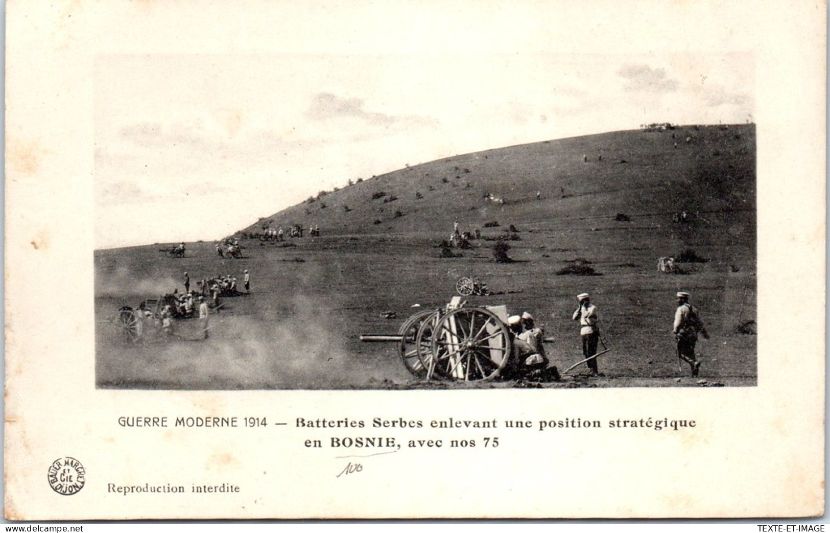 BOSNIE - Batteries D'artillerie Serbes Au Combat  - Bosnien-Herzegowina