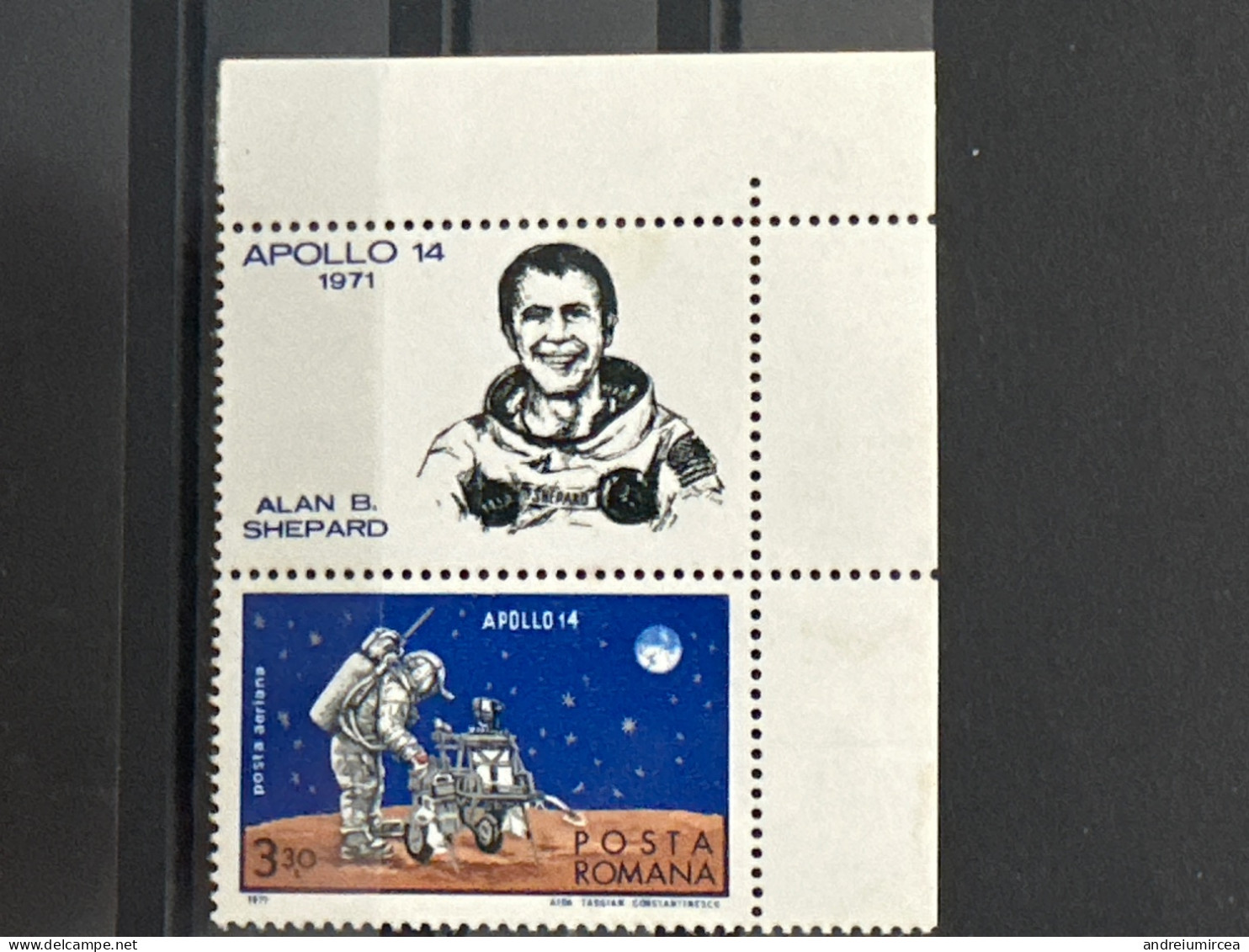 România MNH 1971 Apollo 14 - Europa