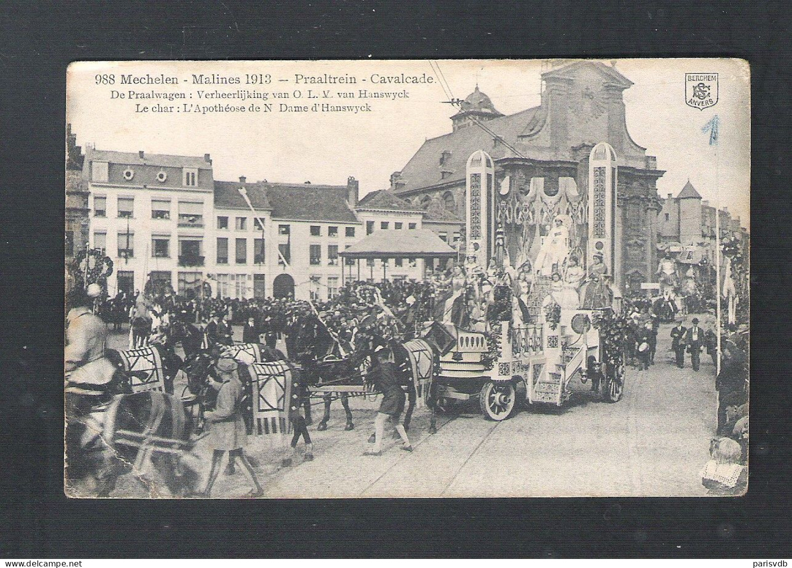 MECHELEN 1913  - PRAALTREIN     (15.170) - Mechelen