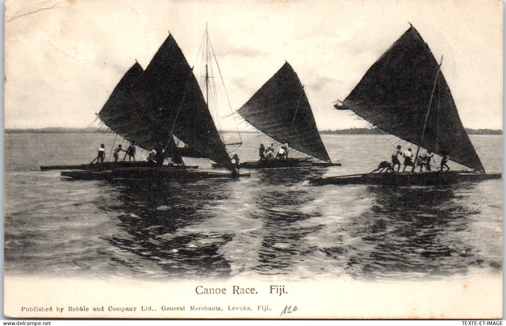 FIDJI - Canoe Race. - Fidji