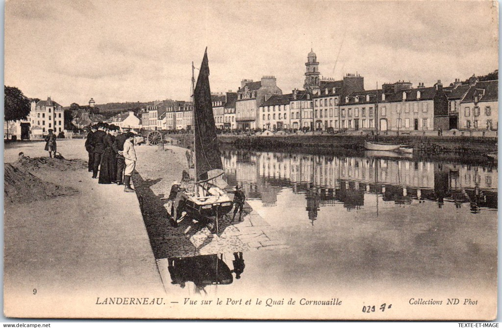 29 LANDERNEAU - Vue Sur Le Port, Quai De Cornouaille - Landerneau