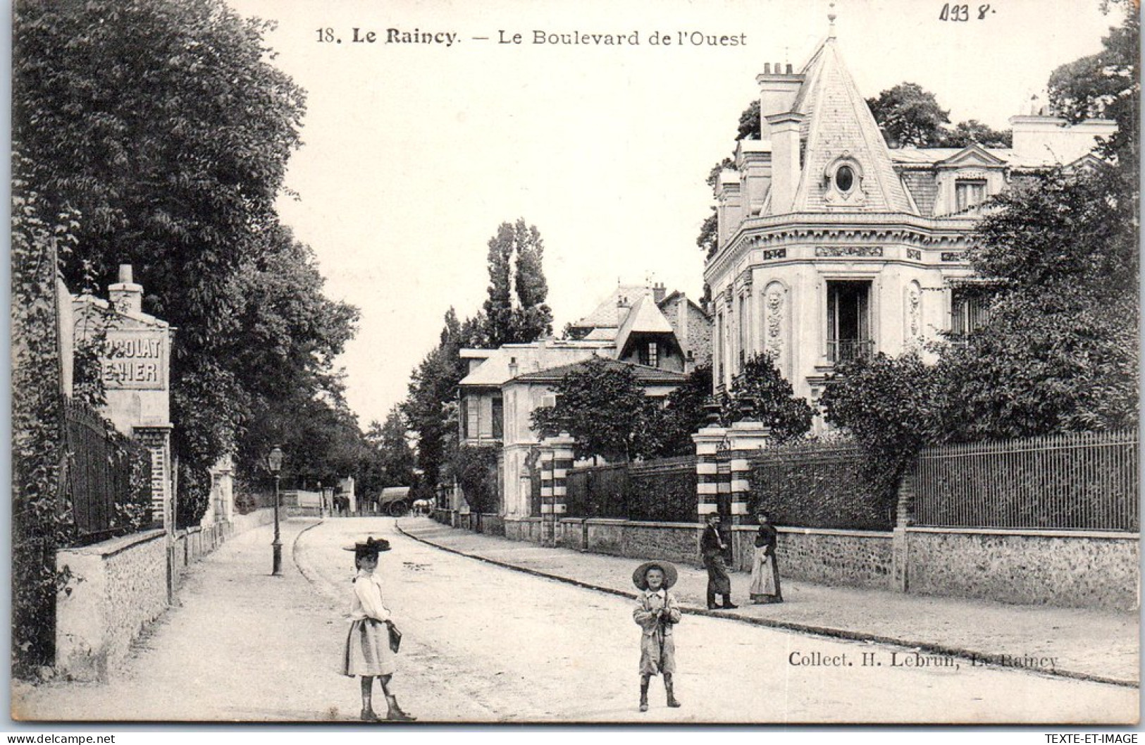 93 LE RAINCY - Perspective Du Boulevard De L'ouest  - Le Raincy