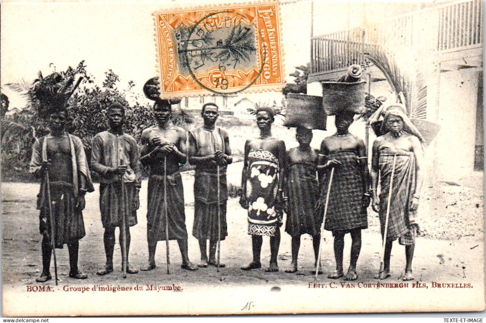 CONGO BELGE - BOMA - Groupe D'indigenes Du Mayumbe  - Französisch-Kongo