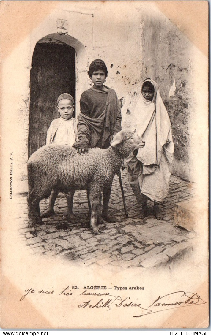 ALGERIE - Types Arabes (enfants Et Mouton) - Scenes