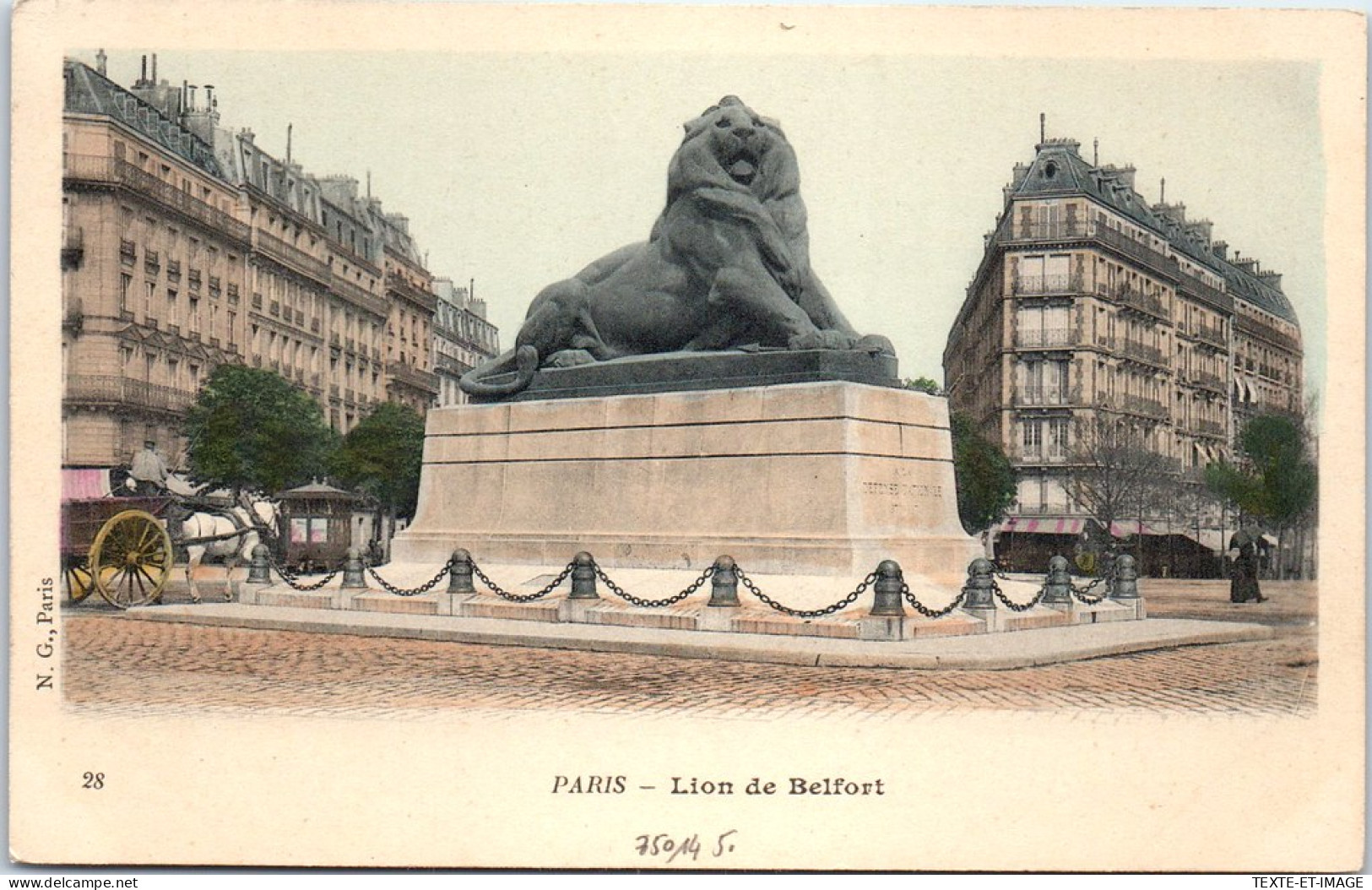 75014 PARIS - Le Lion De Belfort. - Distretto: 14