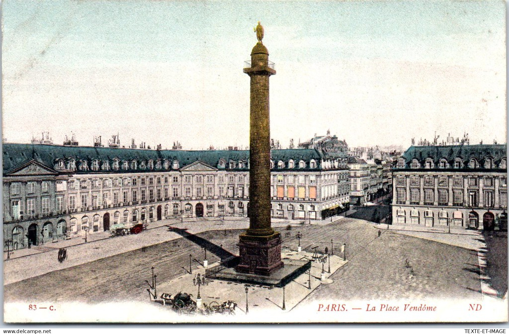 75001 PARIS - Colonne De La Place Vendome. - Paris (01)