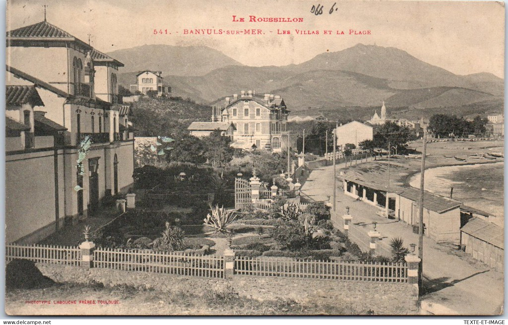 66 BANYLS SUR MER - Les Villas & La Plage. - Banyuls Sur Mer