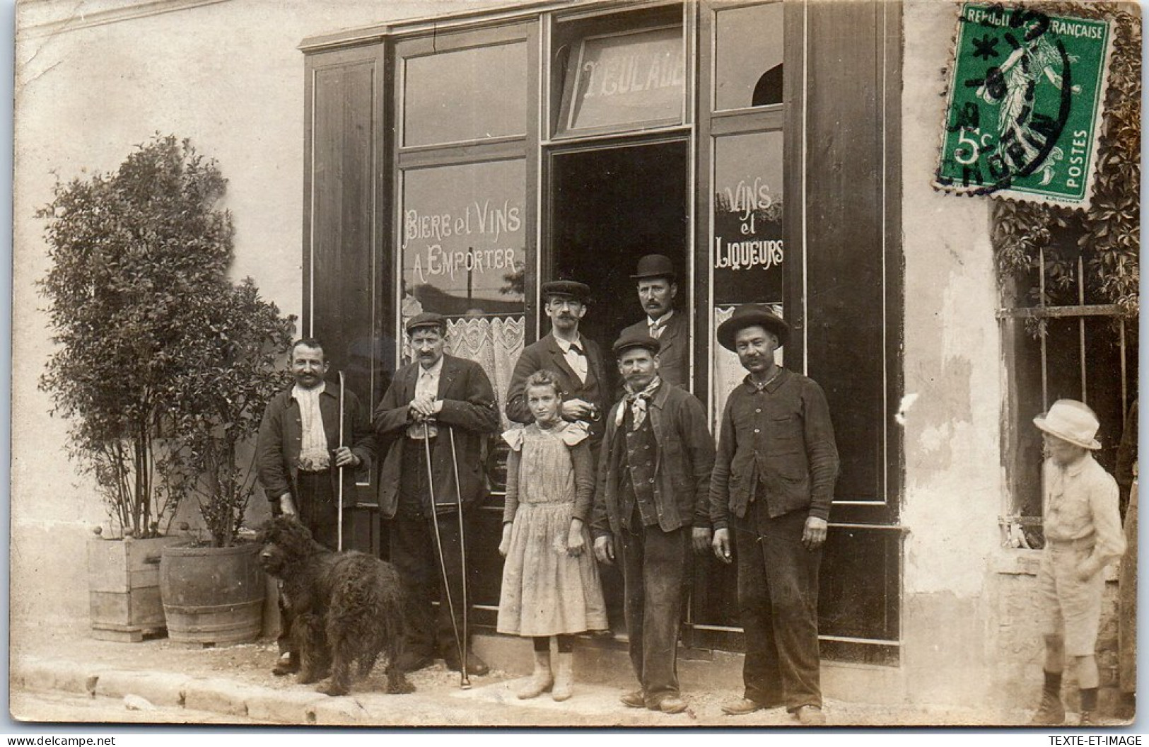92 MONTROUGE - CARTE PHOTO - Cafe 14 Rue Chopin  - Montrouge