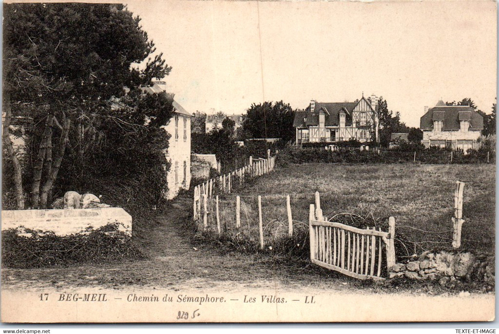 29 BEG MEIL - Chemin Du Semaphore, Les Villas. - Beg Meil
