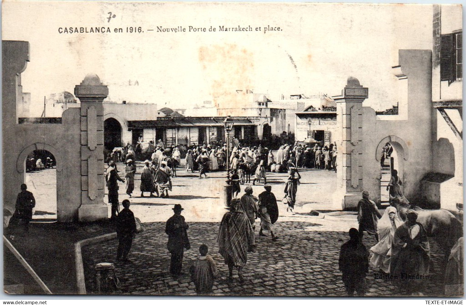MAROC - CASABLANCA - Nouvelle Porte De Marrakech Et Place  - Casablanca