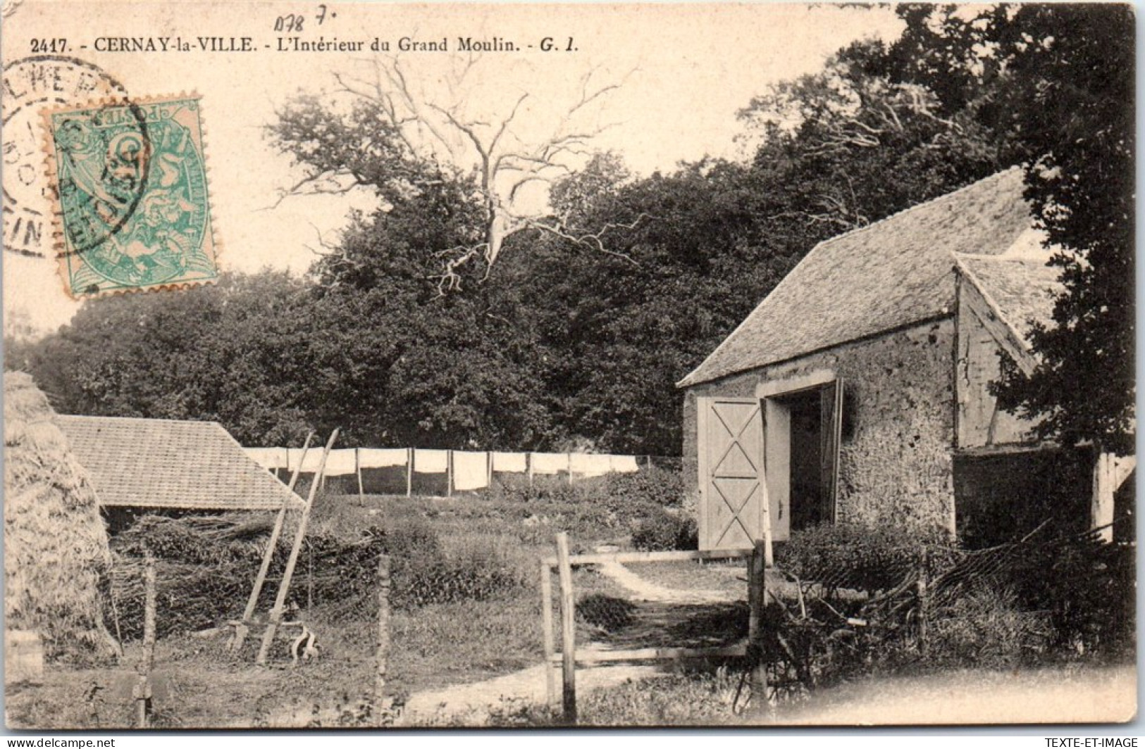 78 CERNAY LA VILLE - L'interieur Du Grand Moulin  - Cernay-la-Ville