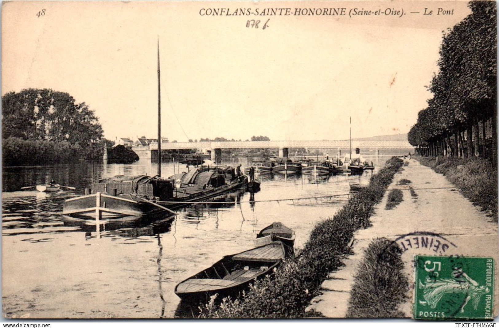 78 CONFLANS SAINTE HONORINE - Le Pont. - Conflans Saint Honorine