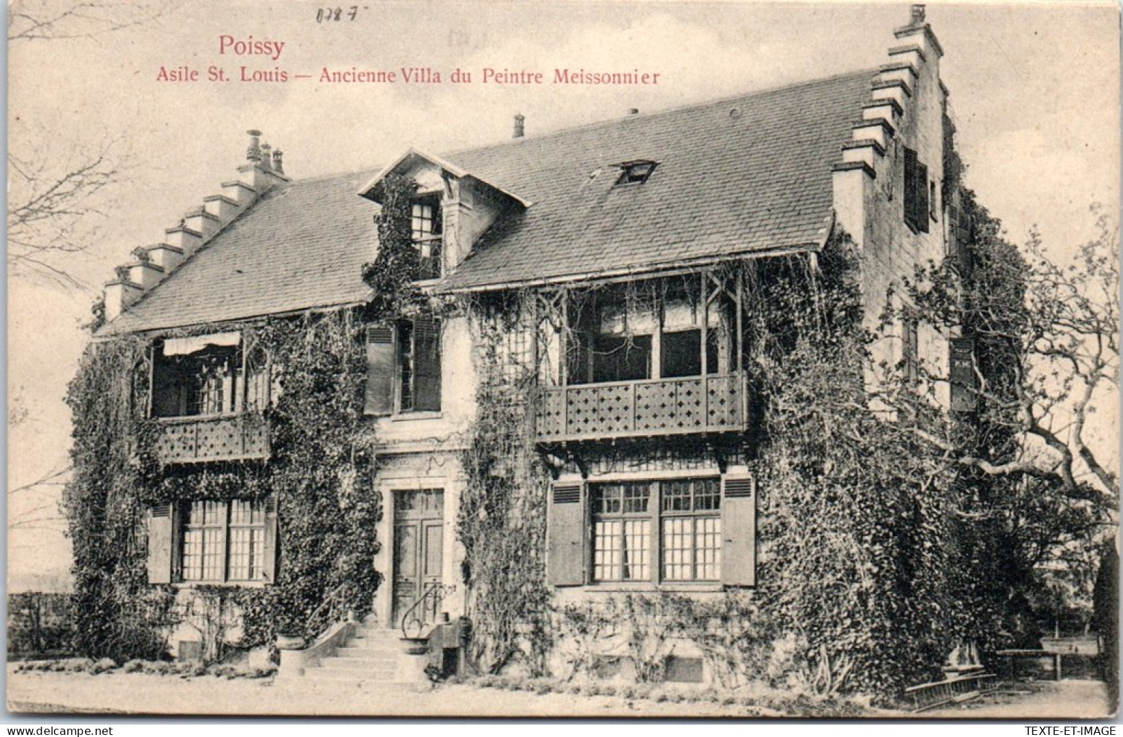 78 POISSY - Asile Saint Louis, Villa De Meissonnier  - Poissy