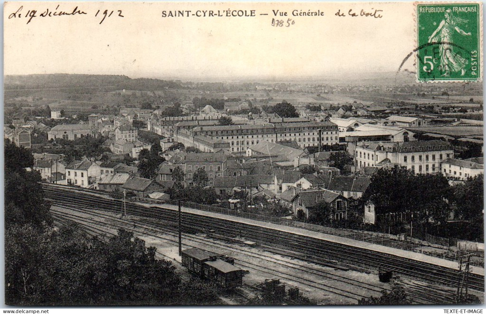 78 SAINT CYR - Vue Sur La Voie De Chemin De Fer  - St. Cyr L'Ecole